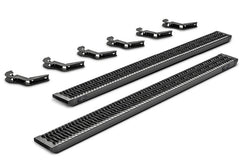 N - Fab - N - Fab Growler Fleet 16 - 19 Nissan Titan/Titan XD Crew Cab - Cab Length - Tex. Black - Demon Performance