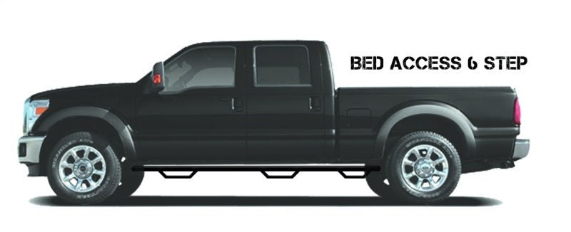 N - Fab - N - Fab Podium SS 15.5 - 19 Dodge RAM 1500 Crew Cab 6.4ft Bed - Bed Access - Polished - 3in - Demon Performance