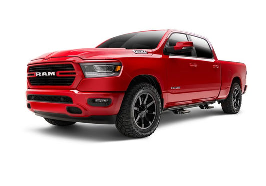 N - Fab - N - Fab RKR Step System 2019 Dodge Ram 1500 Crew Cab All Beds - Tex. Black - Cab Length - 1.75in - Demon Performance