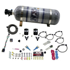 Nitrous Express - Nitrous Express 08 - 10 Dodge Viper EFI Dual Nozzle (100 - 300HP) w/Composite Bottle - Demon Performance