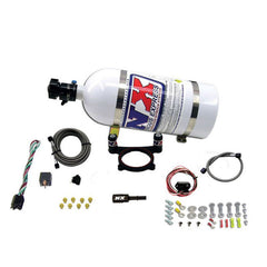 Nitrous Express - Nitrous Express 11 - 15 Ford Mustang GT 5.0L Coyote 4 Valve Nitrous Plate Kit (50 - 200HP) w/10lb Bottle - Demon Performance