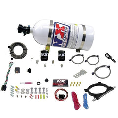 Nitrous Express - Nitrous Express 11 - 15 Ford Mustang GT 5.0L High Output Nitrous Plate Kit (50 - 250HP) w/10lb Bottle - Demon Performance