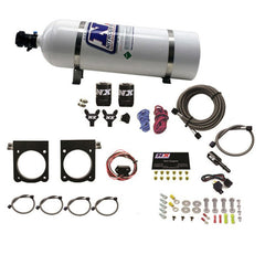Nitrous Express - Nitrous Express 13 - 17 Dodge Viper (Gen - V) Nitrous Plate Kit (50 - 400HP) w/15lb Bottle - Demon Performance