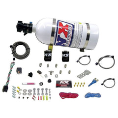 Nitrous Express - Nitrous Express All Sport Compact EFI Single Nozzle Nitrous Kit (35 - 50 - 75HP) w/10lb Bottle - Demon Performance