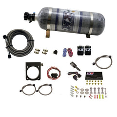 Nitrous Express - Nitrous Express Dodge 3.6L V6 Nitrous Plate Kit (50 - 200HP) w/12lb Bottle - Demon Performance