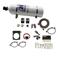Nitrous Express - Nitrous Express Dodge 3.6L V6 Nitrous Plate Kit (50 - 200HP) w/15lb Bottle - Demon Performance