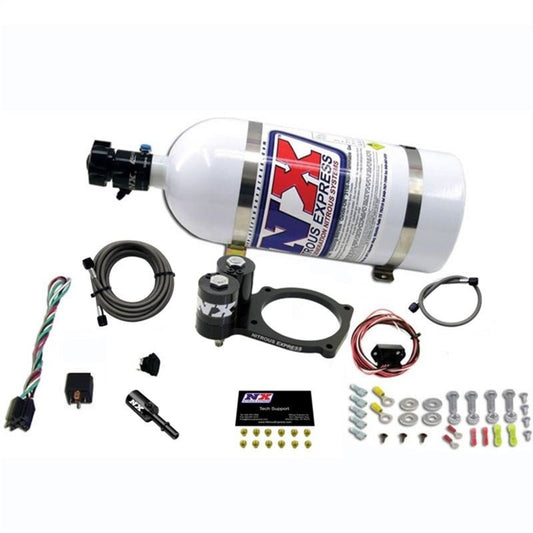 Nitrous Express - Nitrous Express Dodge Hellcat/Demon Nitrous Plate Kit w/10lb Bottle - Demon Performance