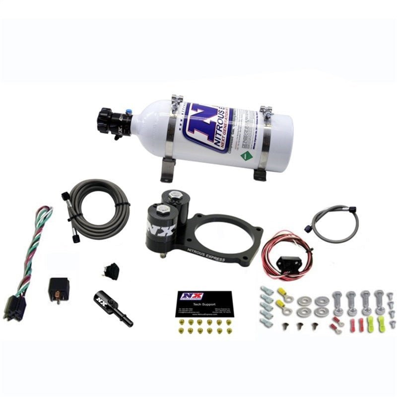 Nitrous Express - Nitrous Express Dodge Hellcat/Demon Nitrous Plate Kit w/5lb Bottle - Demon Performance
