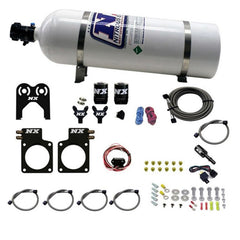 Nitrous Express - Nitrous Express Nissan GT - R Nitrous Plate Kit (35 - 300HP) w/15lb Bottle - Demon Performance