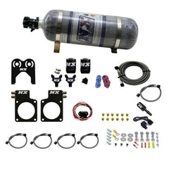 Nitrous Express - Nitrous Express Nissan GT - R Nitrous Plate Kit (35 - 300HP) w/Composite Bottle - Demon Performance