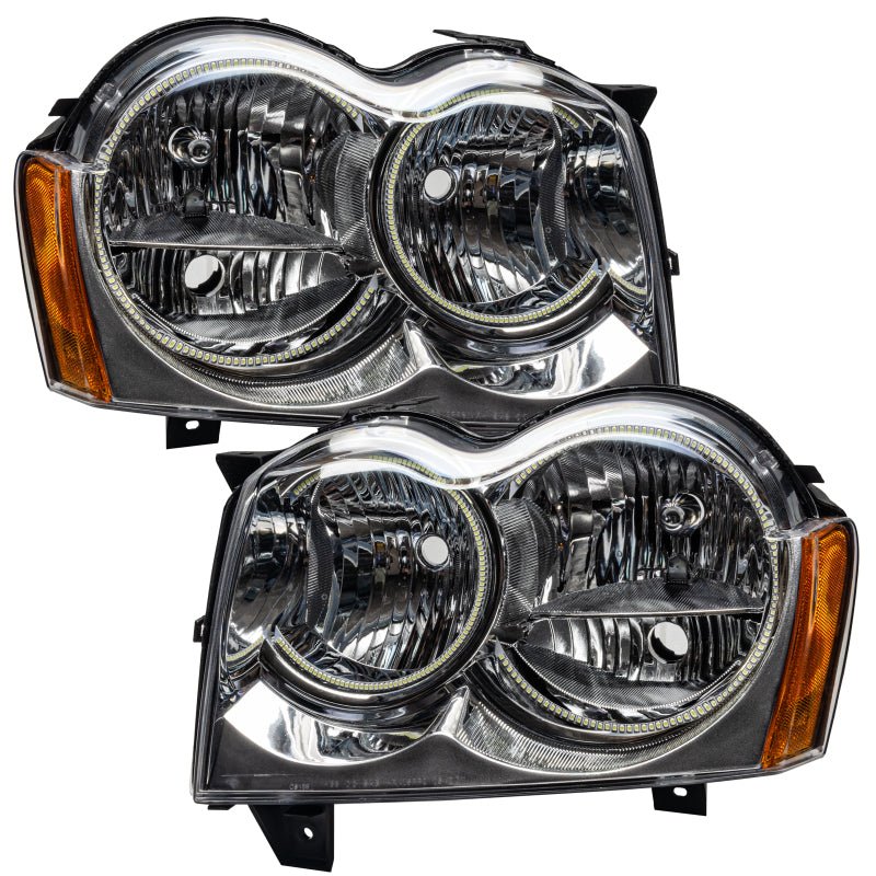 ORACLE Lighting - Oracle 05 - 07 Jeep Grand Cherokee SMD HL (Non - HID) - ColorSHIFT w/ BC1 Controller - Demon Performance