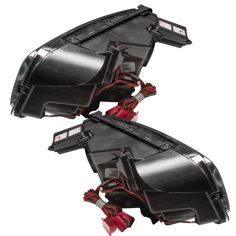 ORACLE Lighting - Oracle 05 - 10 Dodge Charger SMD HL (Non - HID) - Triple Halo - ColorSHIFT w/ BC1 Controller - Demon Performance