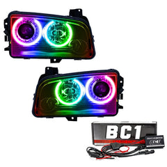 ORACLE Lighting - Oracle 08 - 10 Dodge Charger SMD HL (HID) - ColorSHIFT w/ BC1 Controller - Demon Performance