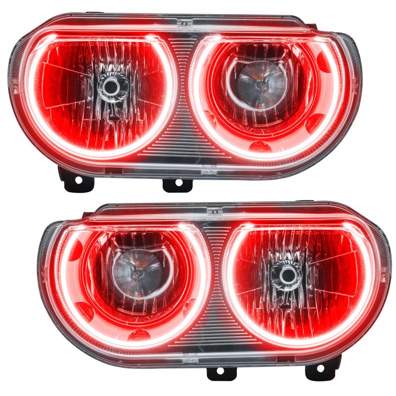 ORACLE Lighting - Oracle 08 - 14 Dodge Challenger SMD HL (Non - HID) - ColorSHIFT w/ BC1 Controller - Demon Performance