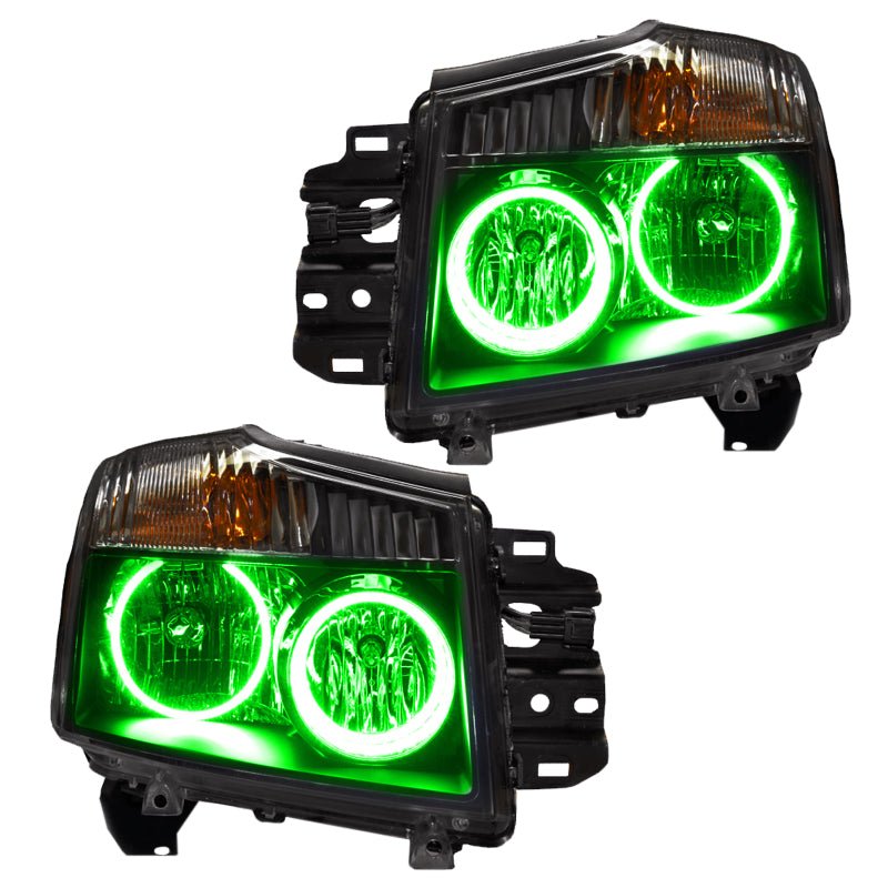 ORACLE Lighting - Oracle 08 - 15 Nissan Titan SMD HL - ColorSHIFT w/ BC1 Controller - Demon Performance