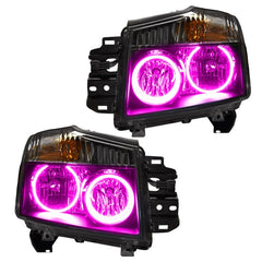 ORACLE Lighting - Oracle 08 - 15 Nissan Titan SMD HL - ColorSHIFT w/ BC1 Controller - Demon Performance