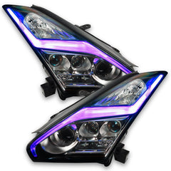 ORACLE Lighting - Oracle 15 - 21 Nissan GT - R RGB+W (Lightning Bolt) Headlight DRL Upgrade Kit - ColorSHIFT 2 - Demon Performance
