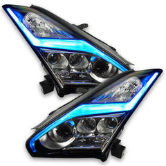 ORACLE Lighting - Oracle 15 - 21 Nissan GT - R RGB+W (Lightning Bolt) Headlight DRL Upgrade Kit - ColorSHIFT w/o Controller - Demon Performance