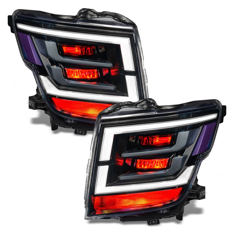 ORACLE Lighting - Oracle 21 - 22 Nissan Titan Demon Eye RGB Headlight Upgrade Kit - ColorSHIFT w/o Controller - Demon Performance