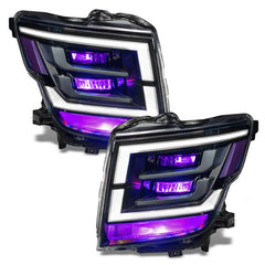 ORACLE Lighting - Oracle 21 - 22 Nissan Titan Demon Eye RGB Headlight Upgrade Kit - ColorSHIFT w/o Controller - Demon Performance
