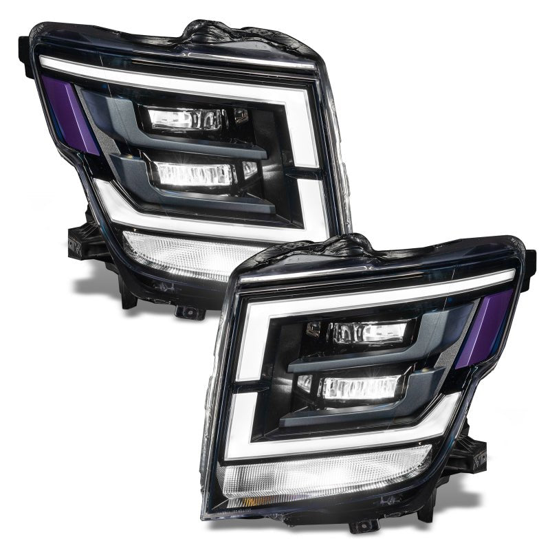 ORACLE Lighting - Oracle 21 - 22 Nissan Titan Demon Eye RGB Headlight Upgrade Kit - ColorSHIFT w/o Controller - Demon Performance