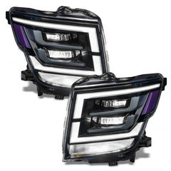 ORACLE Lighting - Oracle 21 - 22 Nissan Titan Demon Eye RGB Headlight Upgrade Kit - ColorSHIFT w/o Controller - Demon Performance