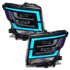 ORACLE Lighting - Oracle 21 - 22 Nissan Titan RGB+W Headlight DRL Upgrade - ColorSHIFT w/ 2.0 Controller - Demon Performance