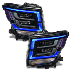 ORACLE Lighting - Oracle 21 - 22 Nissan Titan RGB+W Headlight DRL Upgrade - ColorSHIFT w/ 2.0 Controller - Demon Performance