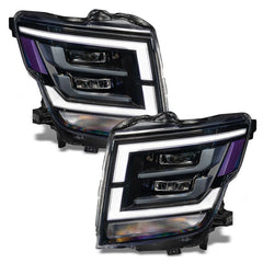 ORACLE Lighting - Oracle 21 - 22 Nissan Titan RGB+W Headlight DRL Upgrade - ColorSHIFT w/ 2.0 Controller - Demon Performance