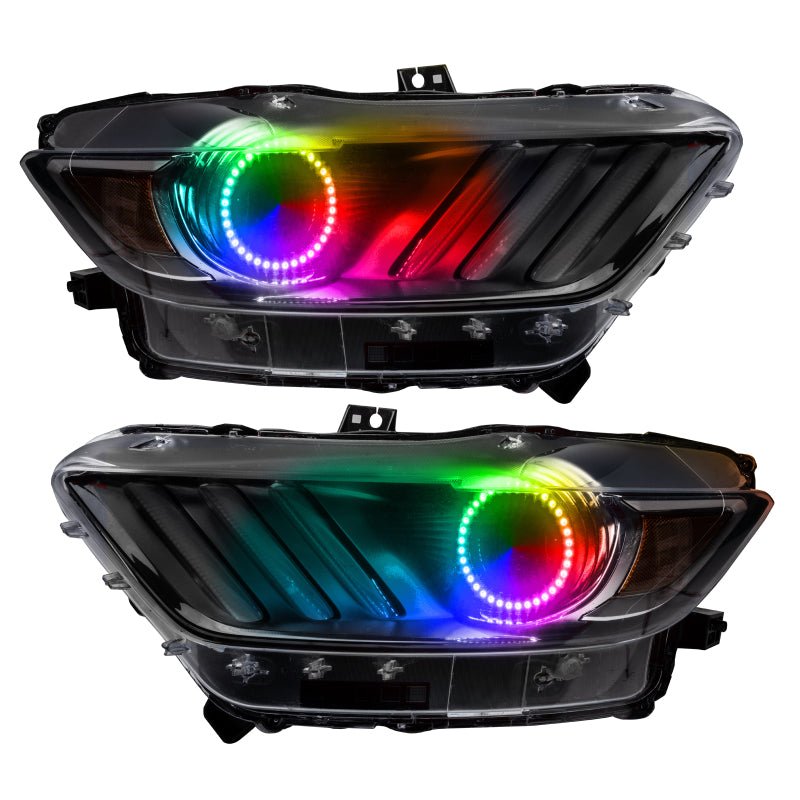 ORACLE Lighting - Oracle Ford Mustang 15 - 17 Halo Kit - ColorSHIFT w/o Controller - Demon Performance