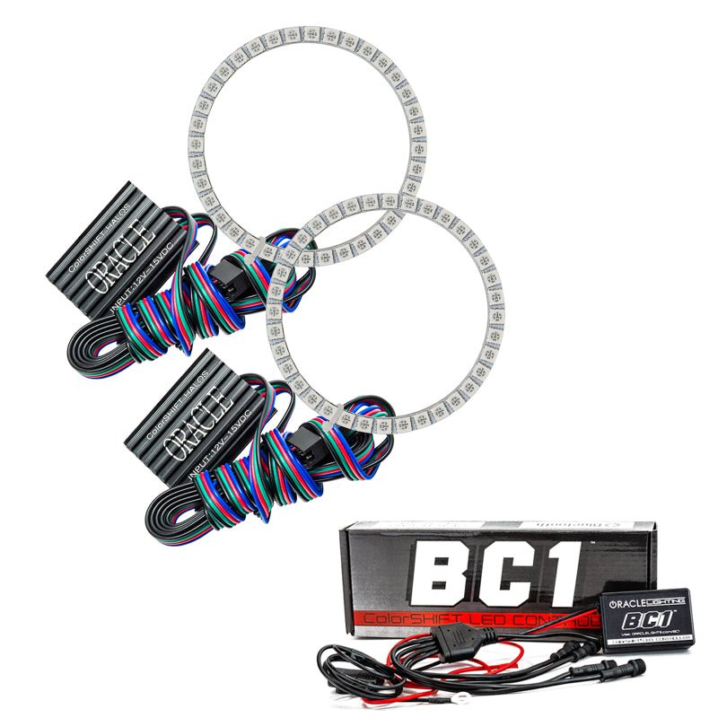ORACLE Lighting - Oracle Nissan 350 Z 03 - 05 Halo Kit - ColorSHIFT w/ BC1 Controller - Demon Performance