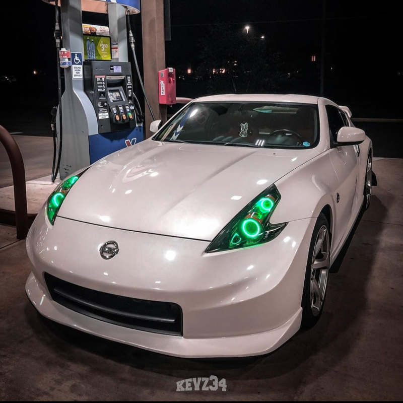 ORACLE Lighting - Oracle Nissan 370 Z 09 - 20 LED Dual Halo Kit - White - Demon Performance