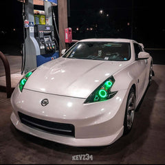 ORACLE Lighting - Oracle Nissan 370 Z 09 - 20 LED Dual Halo Kit - White - Demon Performance