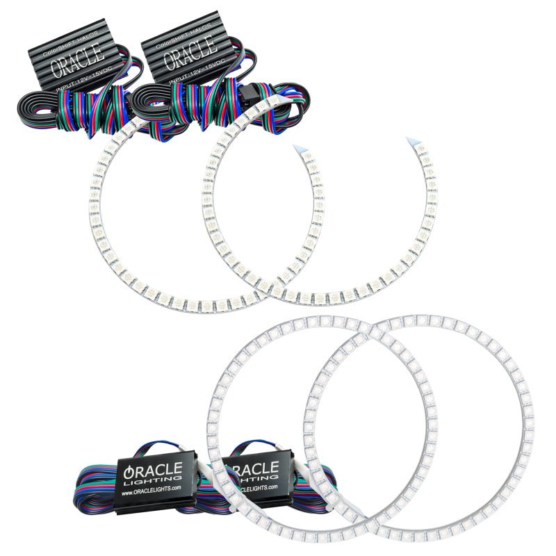 ORACLE Lighting - Oracle Nissan Titan 04 - 07 Halo Kit - ColorSHIFT w/o Controller - Demon Performance