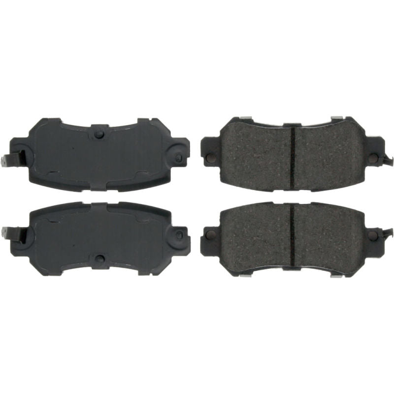 Stoptech - PosiQuiet 10 / 12 - 17 Nissan GT - R Premium Semi - Metallic Front Brake Pads - Demon Performance