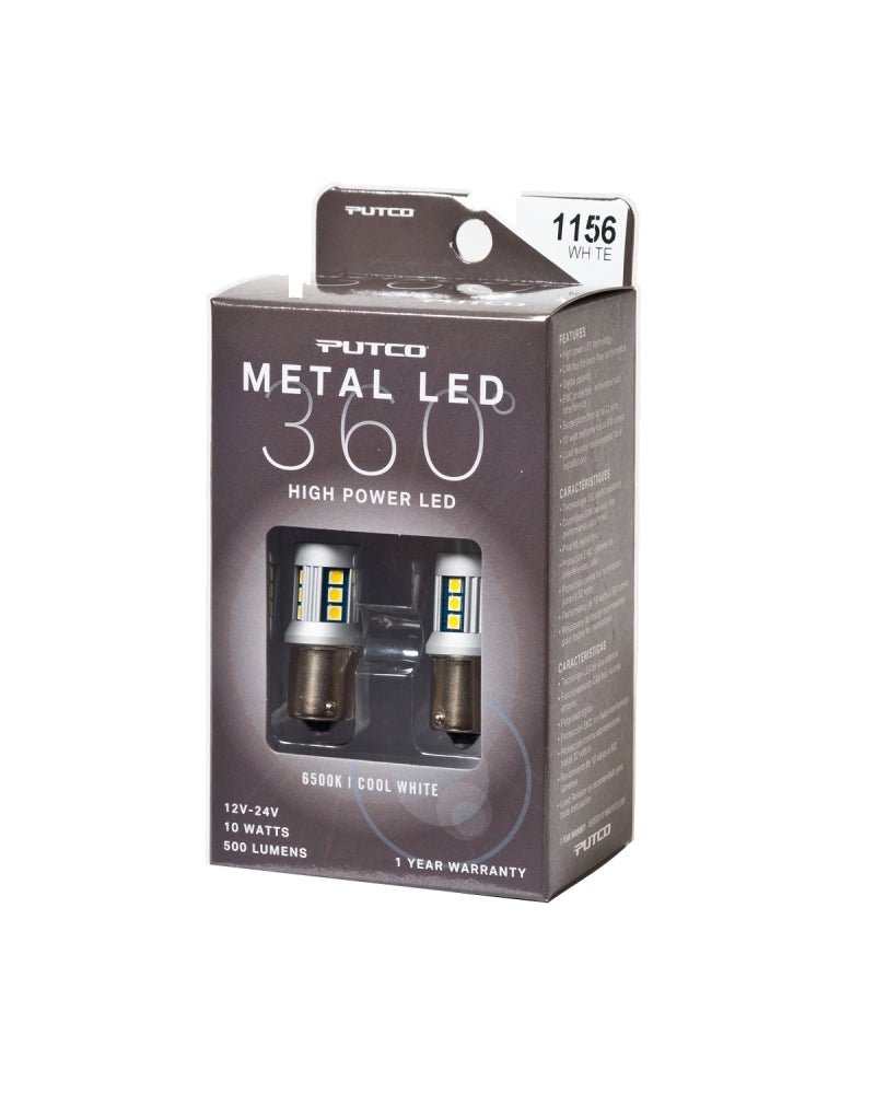 Putco - Putco 1156 - White Metal 360 LED - Demon Performance
