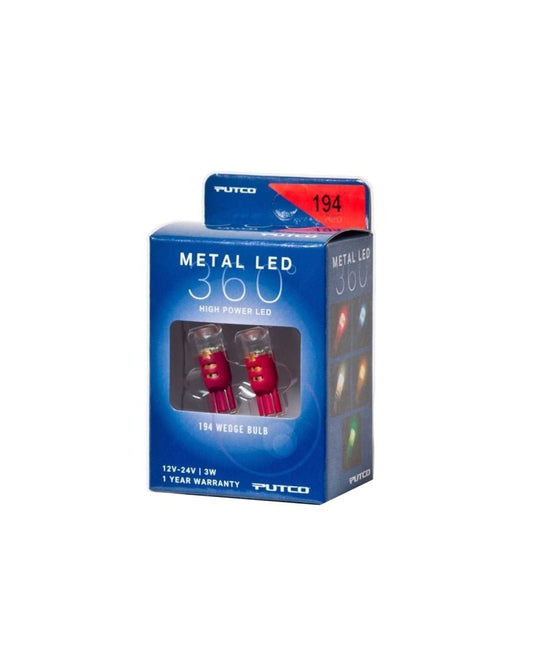 Putco - Putco 194 - Red Metal 360 LED - Demon Performance
