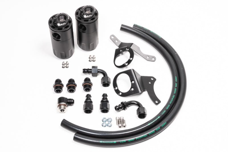 Radium Engineering - Radium Engineering Dual Catch Can Kit 15 - 17 Mustang GT Fluid Lock - Demon Performance