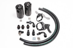Radium Engineering - Radium Engineering Dual Catch Can Kit 15 - 17 Mustang GT Fluid Lock - Demon Performance