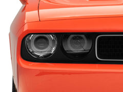 Raxiom - Raxiom 08 - 14 Dodge Challenger Dual LED Halo Projector Headlights - Black Housing (Clear Lens) - Demon Performance