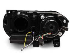 Raxiom - Raxiom 08 - 14 Dodge Challenger Halo Projctr Headlights w/Sequential Turn Signals - Blk Hsng(Clear Lens) - Demon Performance