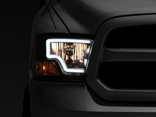 Raxiom - Raxiom 09 - 18 Dodge RAM 1500 LED Bar Headlights - Black Housing (Clear Lens) - Demon Performance