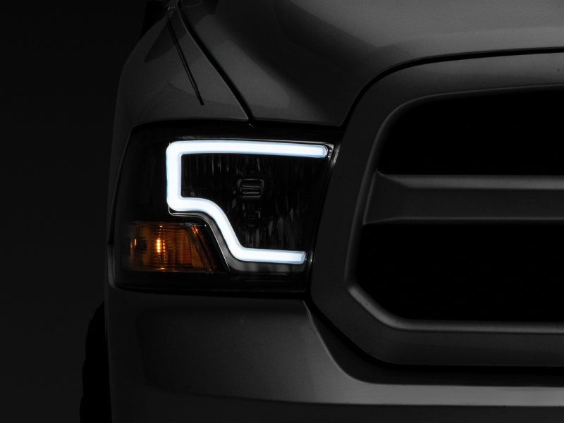 Raxiom - Raxiom 09 - 18 Dodge RAM 1500 LED Bar Headlights - Black Housing (Clear Lens) - Demon Performance