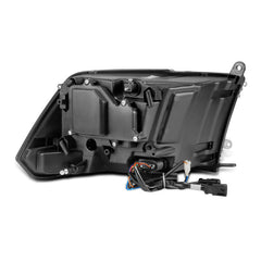 Raxiom - Raxiom 09 - 18 Dodge RAM 1500 LED Halo Headlights w/ Swtchbck Turn Signals - Chrome Hsng (Clear Lens) - Demon Performance