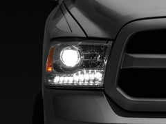 Raxiom - Raxiom 09 - 18 Dodge RAM 1500 LED Halo Headlights w/ Swtchbck Turn Signals - Chrome Hsng (Clear Lens) - Demon Performance