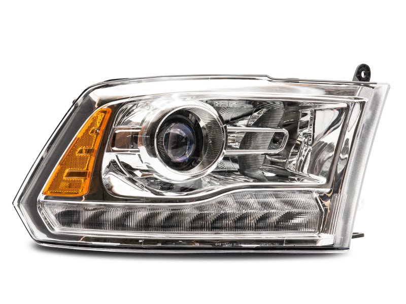 Raxiom - Raxiom 09 - 18 Dodge RAM 1500 LED Halo Headlights w/ Swtchbck Turn Signals - Chrome Hsng (Clear Lens) - Demon Performance