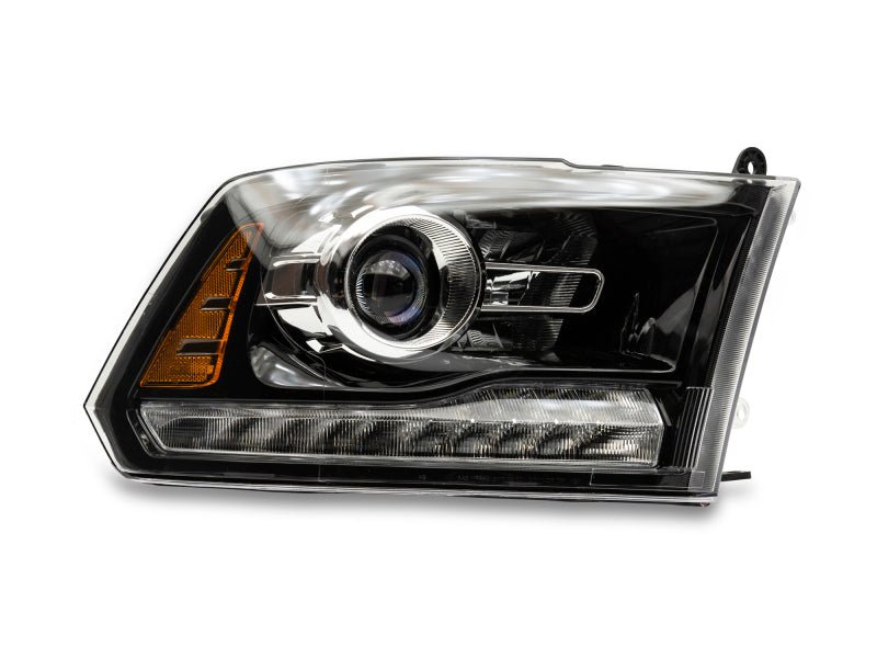 Raxiom - Raxiom 09 - 18 Dodge RAM 1500 LED Halo Headlights w/Switchback Turn Signals - Blk Housing (Clear Lens) - Demon Performance