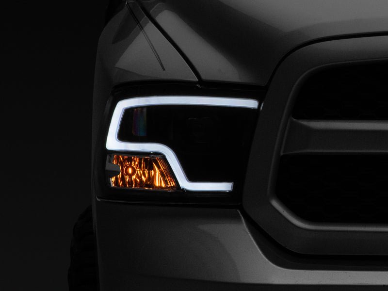 Raxiom - Raxiom 09 - 18 RAM 1500 LED Halo Projector Headlights - Black Housing (Clear Lens) - Demon Performance