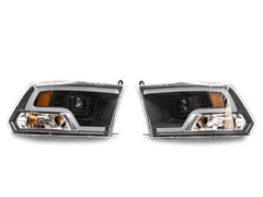 Raxiom - Raxiom 09 - 18 RAM 1500 LED Halo Projector Headlights - Black Housing (Clear Lens) - Demon Performance