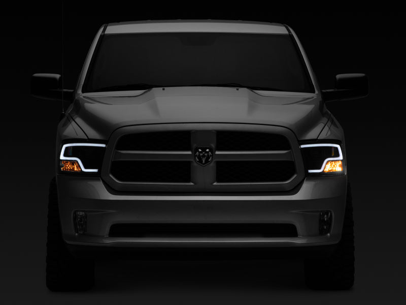 Raxiom - Raxiom 09 - 18 RAM 1500 LED Halo Projector Headlights - Black Housing (Clear Lens) - Demon Performance